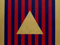 Freddy Rodríguez, Gold or Investing in Art, acrílico sobre tela, 91 x 91 cms. 2015